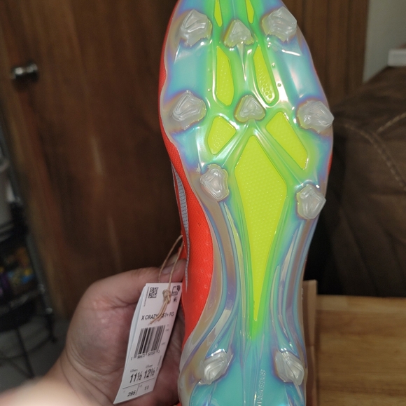 Adidas X Crazyfast+ FG Energy Citrus Pack Soccer Cleats Orange IE2416 Men's 11.5 - Picture 9 of 9